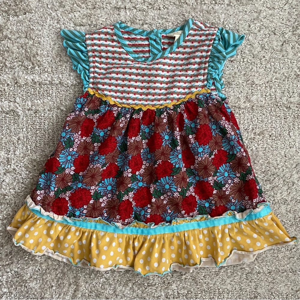 MATILDA JANE ELFISH FLORAL POLKA DOT TUNIC TOP / DRESS